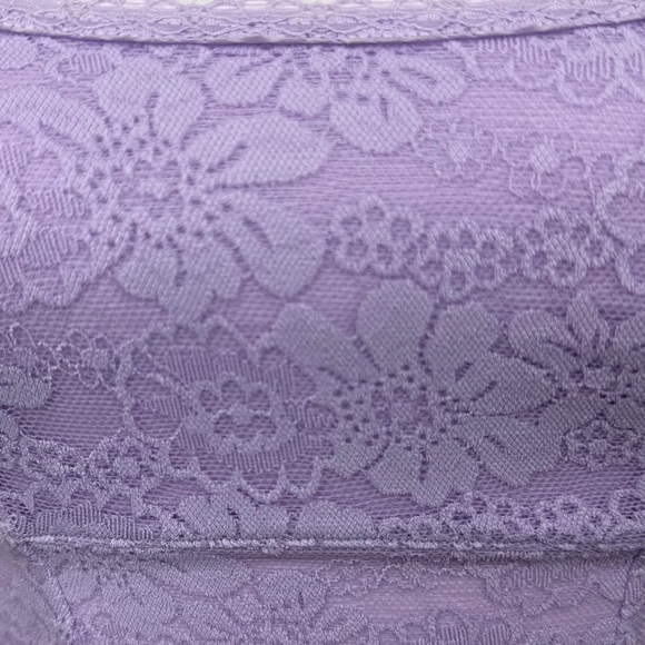 NWT PiNK Victoria’s Secret The Cinched Corset Lavender Lace Bralette Tank Top - Picture 10 of 12